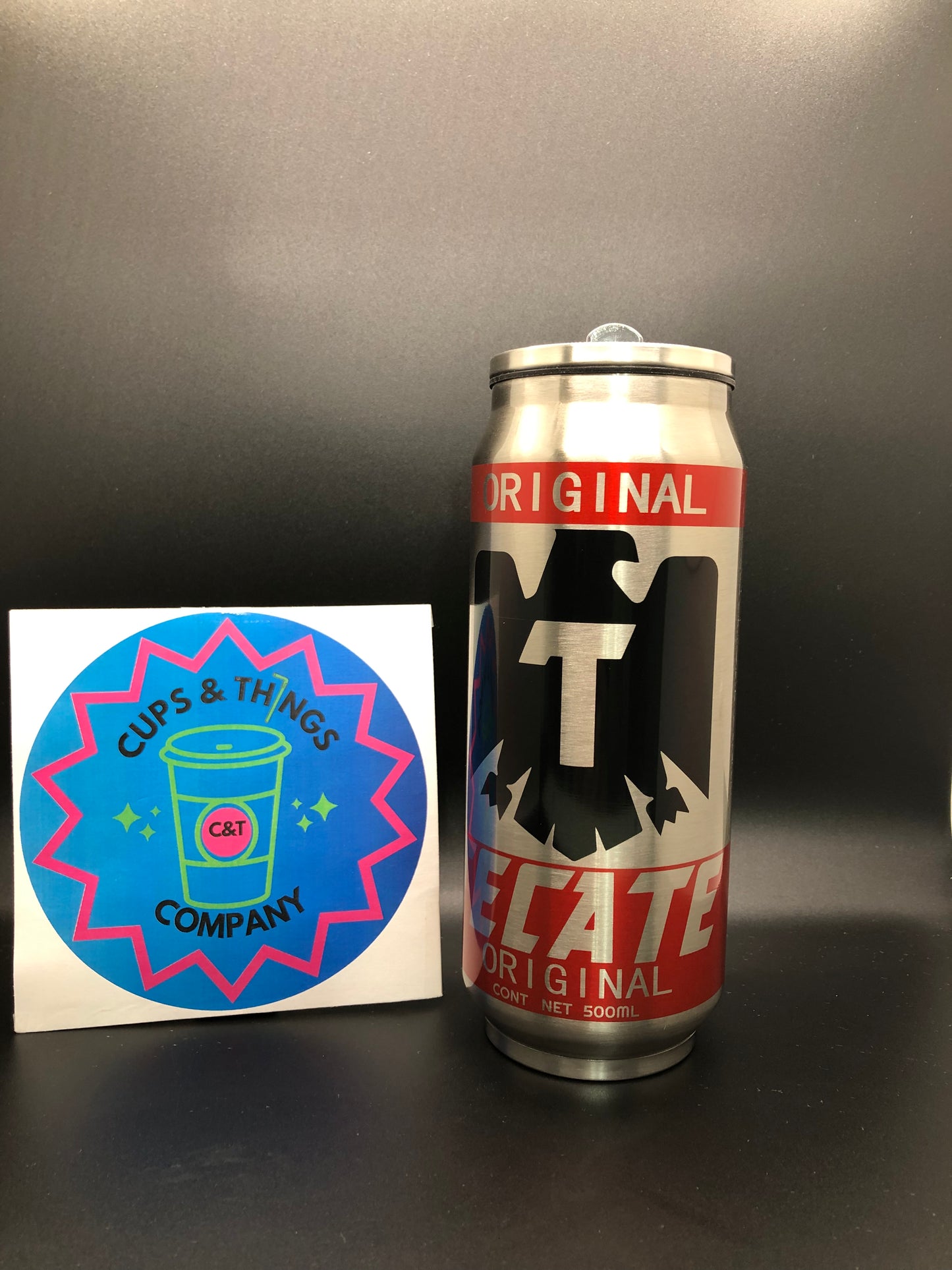 Tecate Stainless Steel Cup