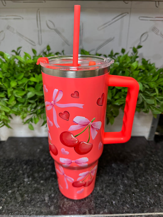 Cherry Blooms 40 oz Tumbler