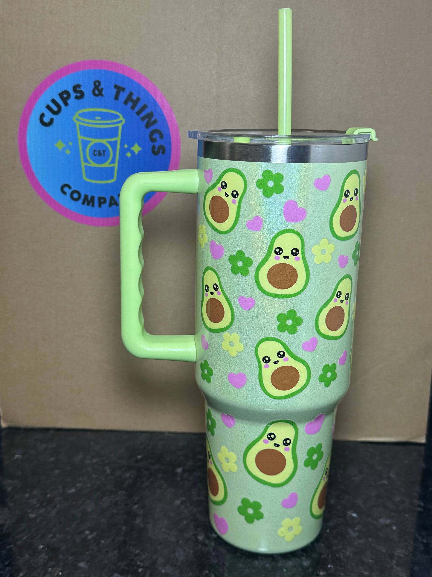 Aguacates 40 oz Tumbler