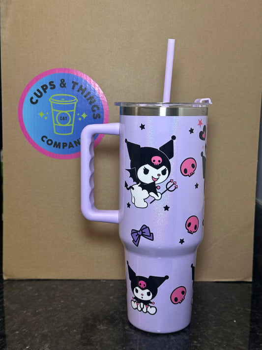Kuromi Skulls 40 oz Tumbler