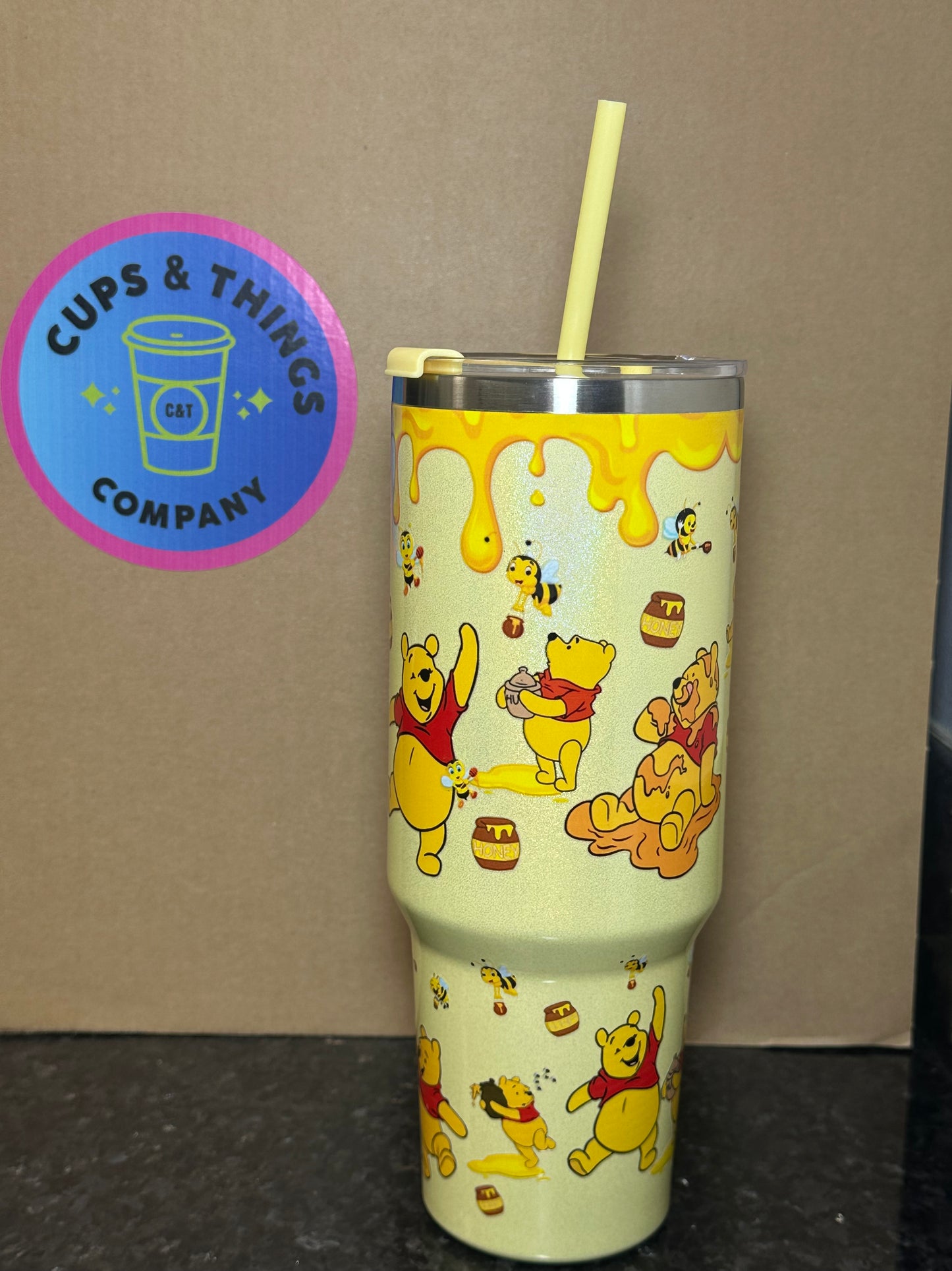 Winnie Pooh 40 oz Tumbler