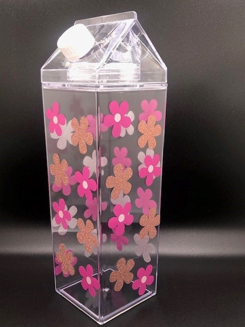 Daisy Bloom Milk Carton