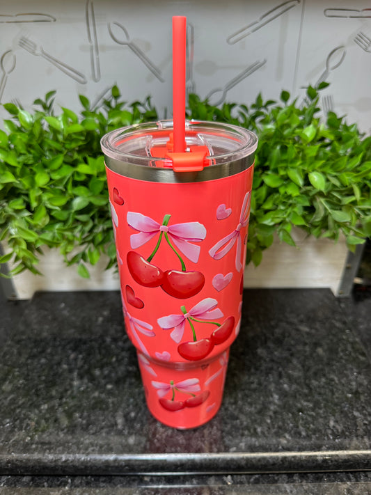 Cherry Blooms 40 oz Tumbler