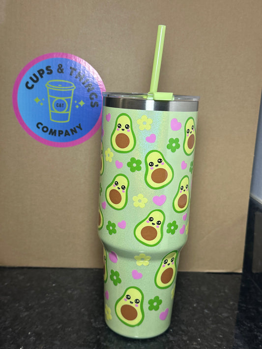 Aguacates 40 oz Tumbler