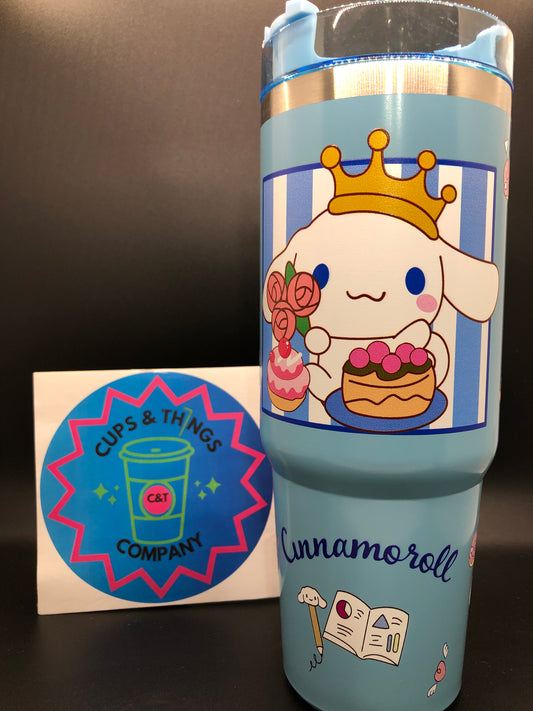 Cinammon HelloKitty Blue Cup