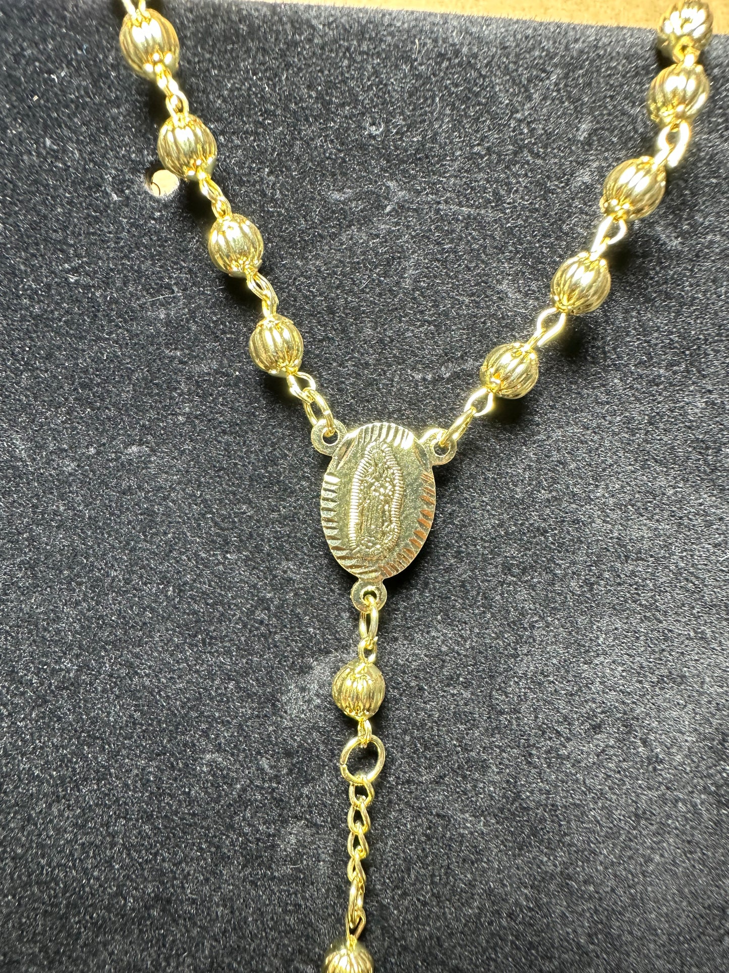 14K Gold Plated Rosary